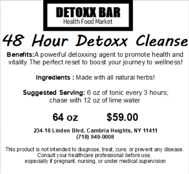 48 Hour Detoxx Cleanse
