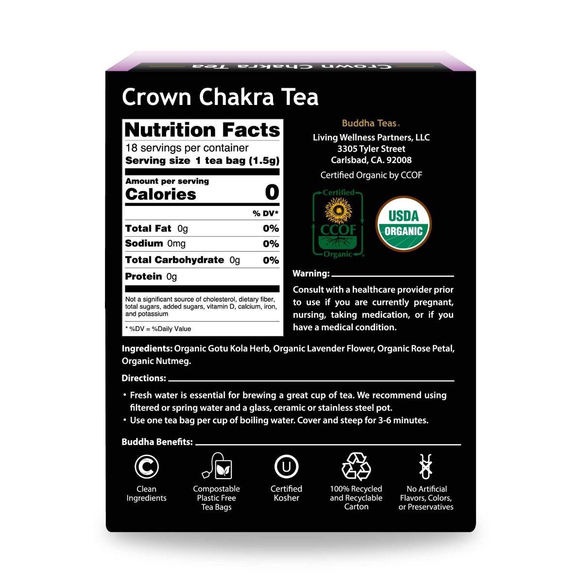 Buddha Teas Crown Chakra Tea