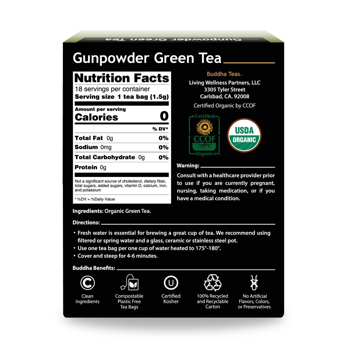 Buddha Teas Gunpowder Green Tea