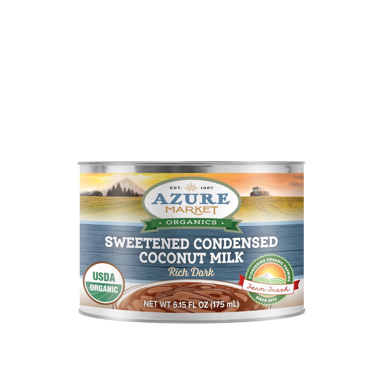 Azure Market Organics Sweetened Condensed Coconut Milk, Rich Dark (with coconut syrup), No Guar