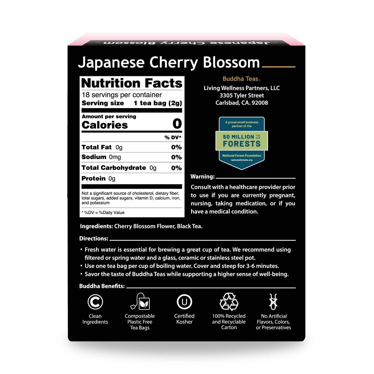 Buddha Teas Japanese Cherry Blossom Tea