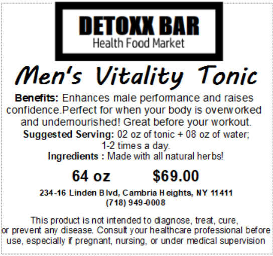 Men's Vitality Tonic