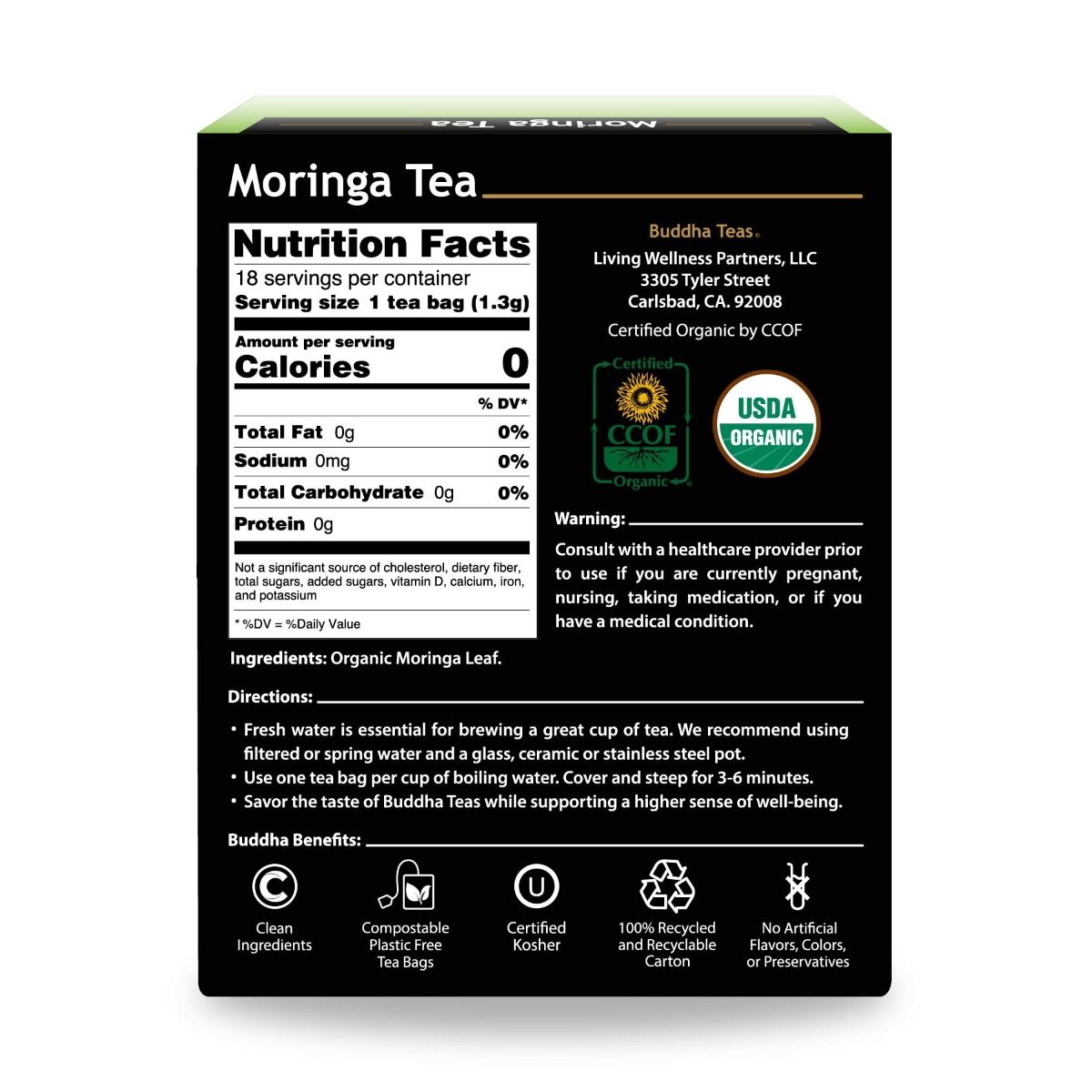 Buddha Teas Moringa Tea
