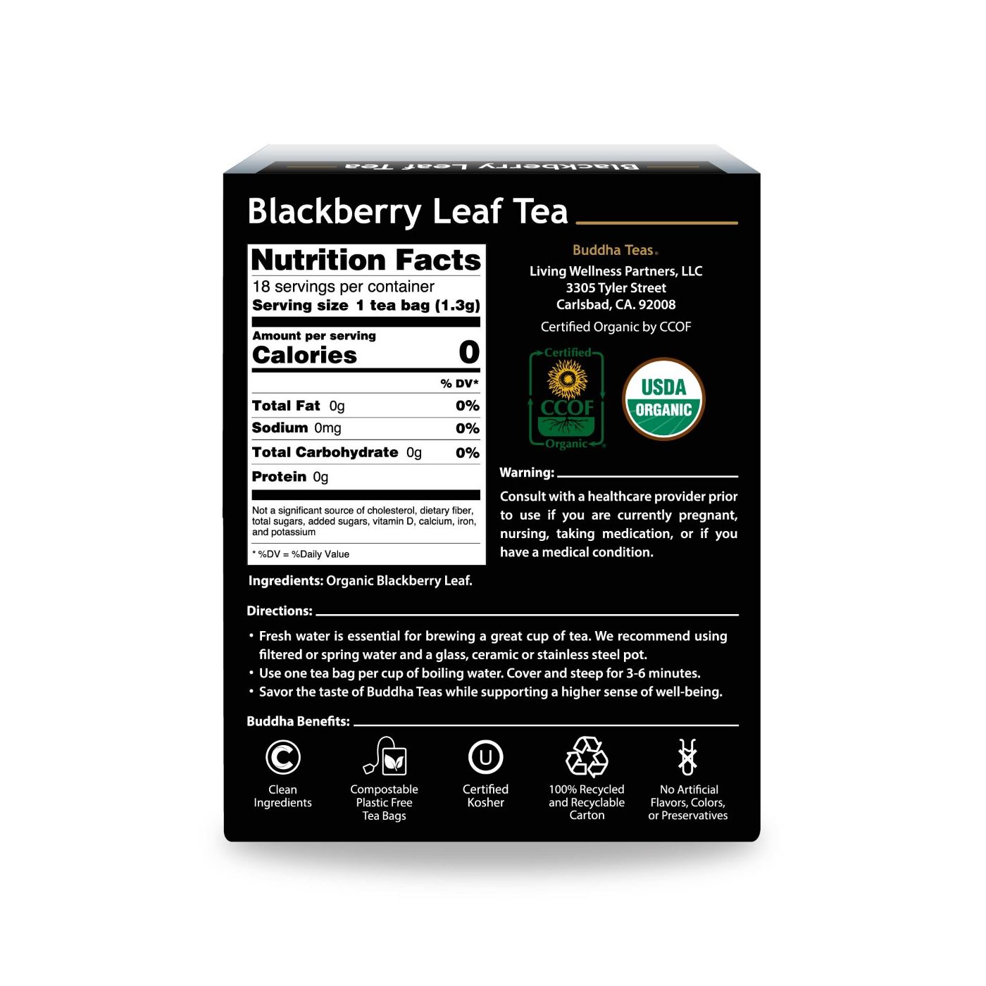 Buddha Teas Blackberry Leaf Tea