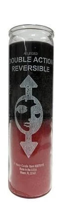 Reversible Red & Black Candle / Vela Reversible Rojo y Negro