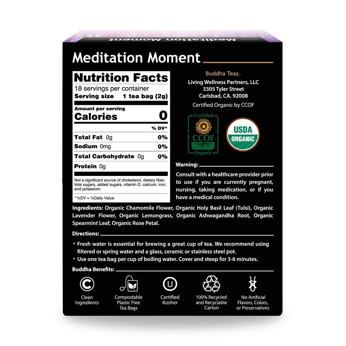 Buddha Teas Meditation Moment