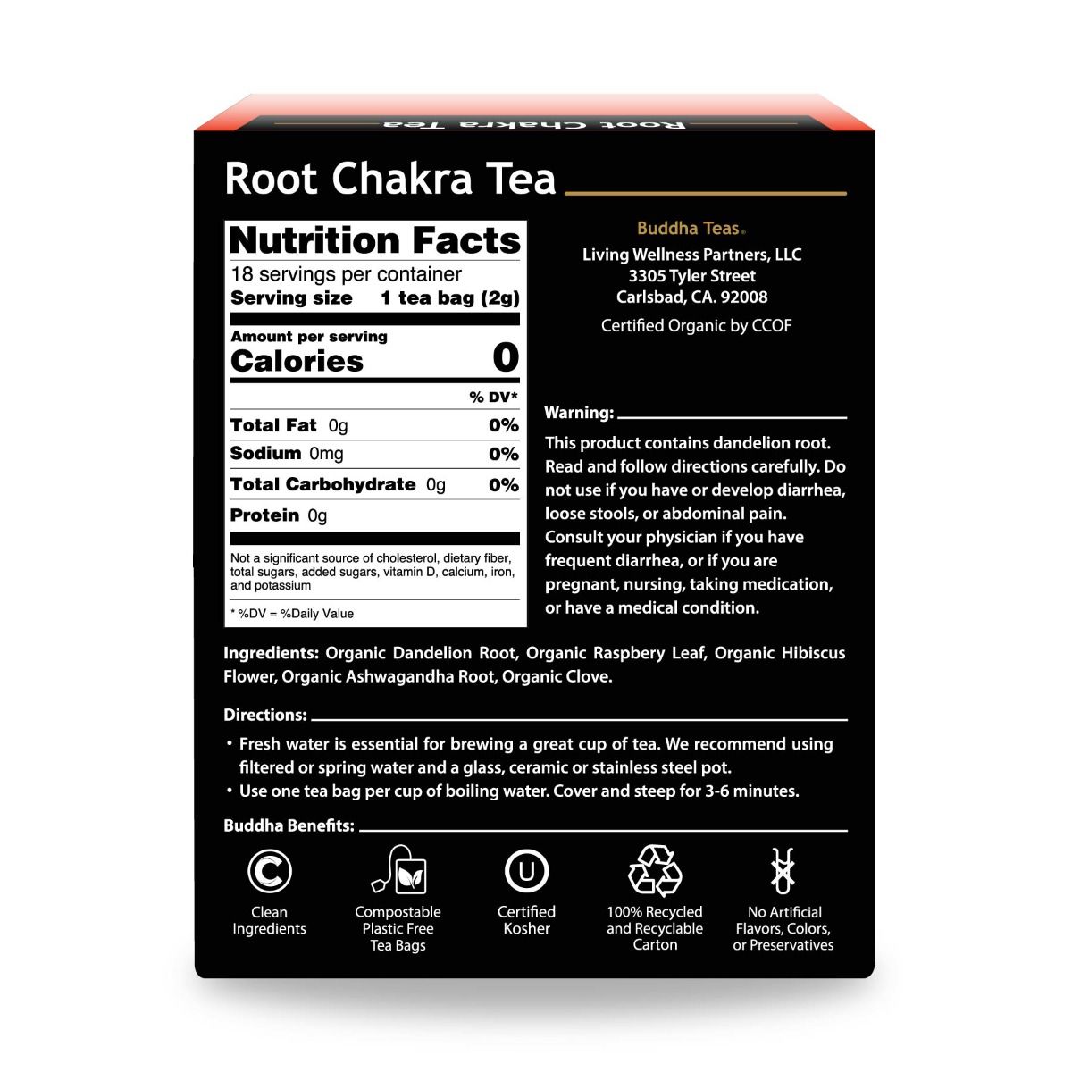 Buddha Tea Root Chakra Tea