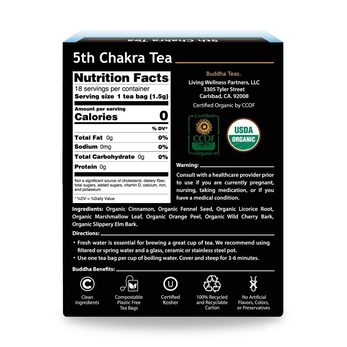 Buddha Teas 5th Chakra Tea