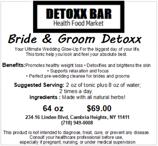 Bride & Groom Detoxx