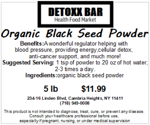 Organic Black Seed Powder