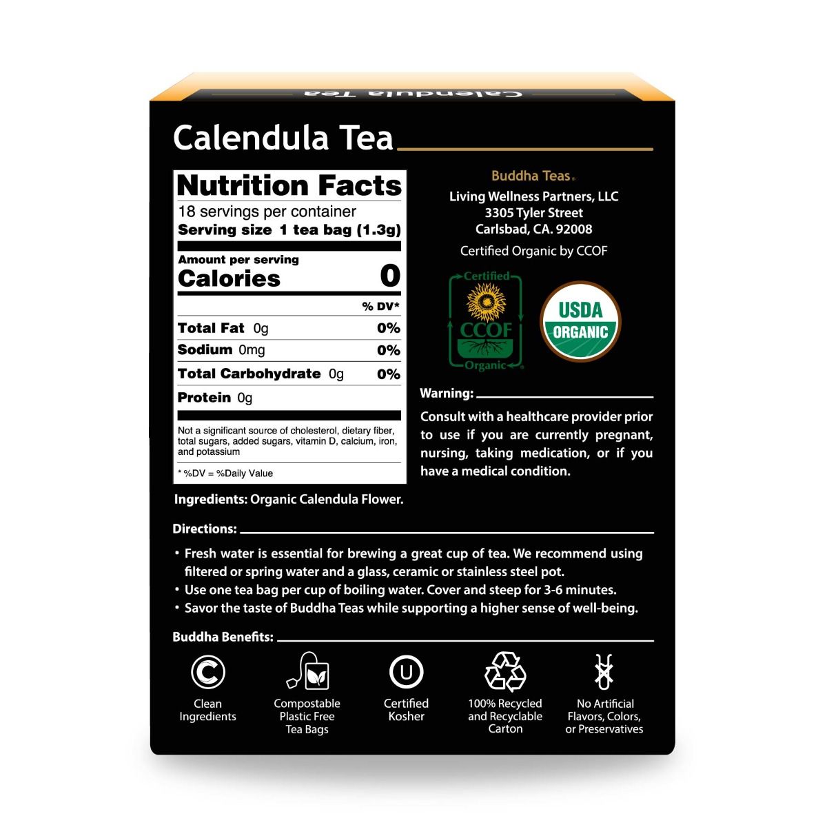 Buddha Teas Calendula Tea