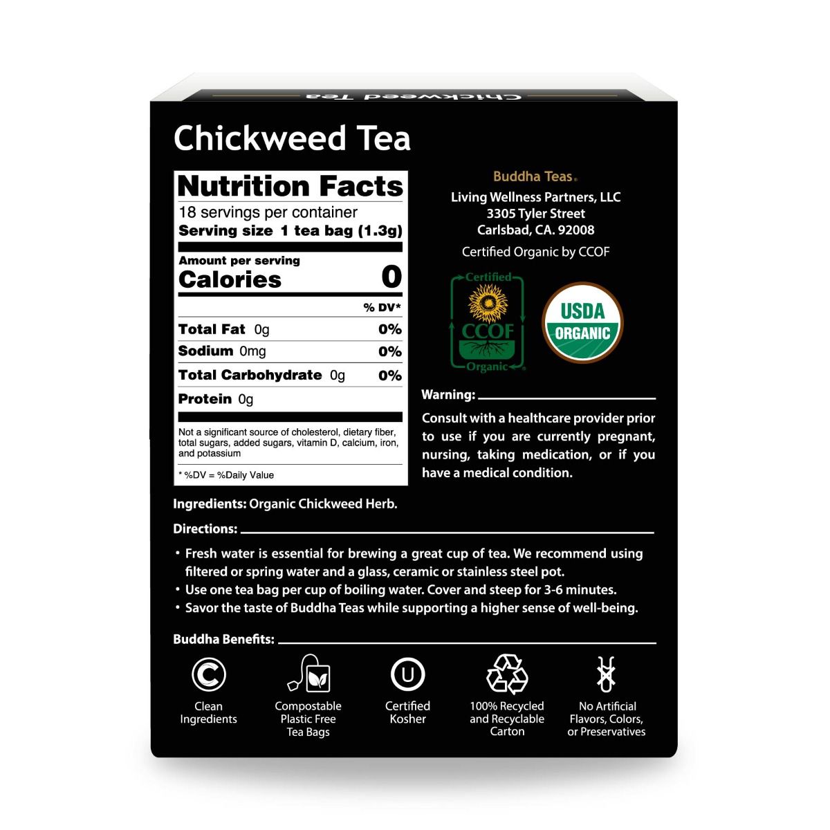 Buddha Teas Chickweed Tea