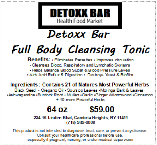 Detoxx Bar Full Body Cleansing Tonic
