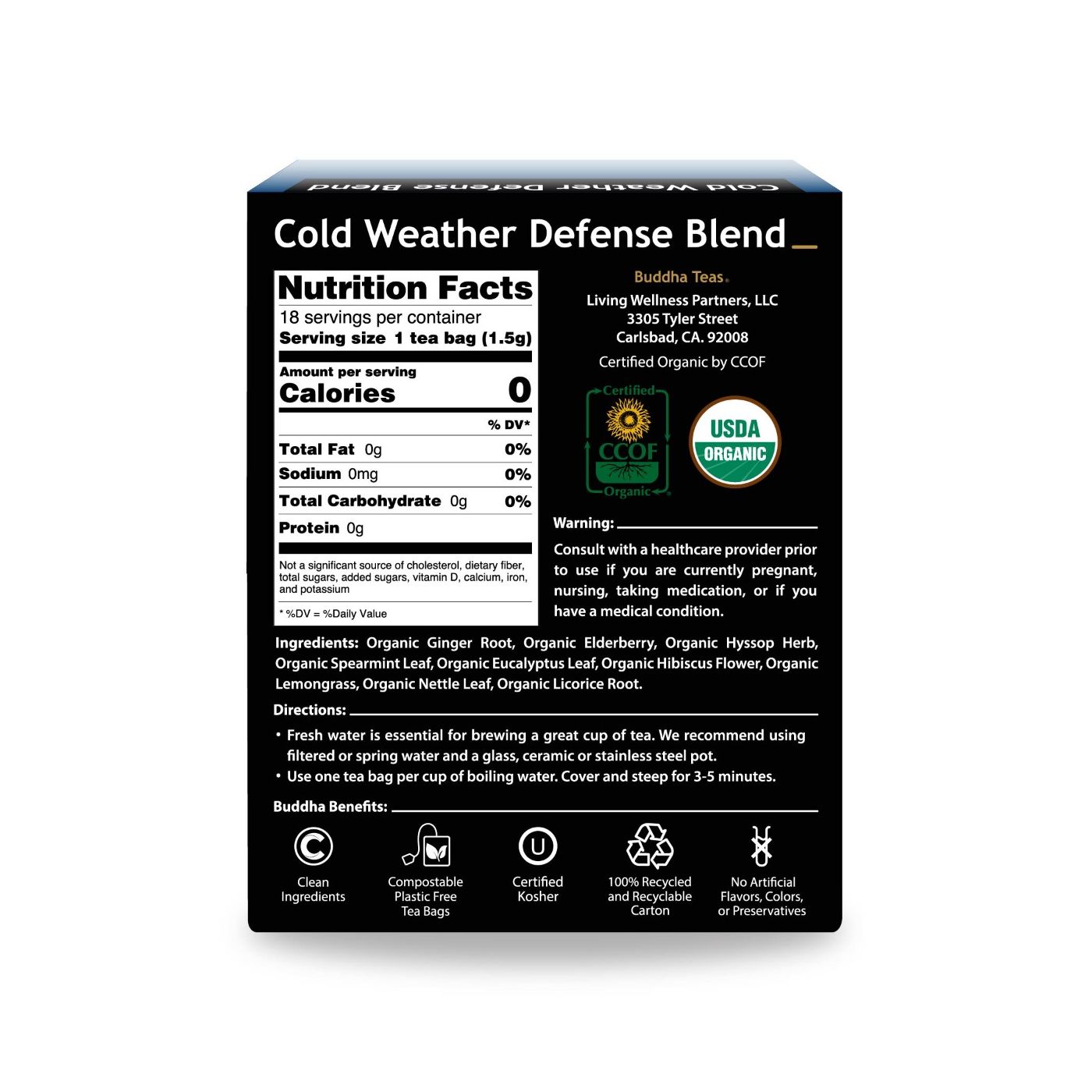 Buddha Teas Cold Weather Defense Blend