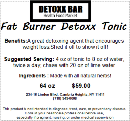 Fat Burner Detoxx Tonic