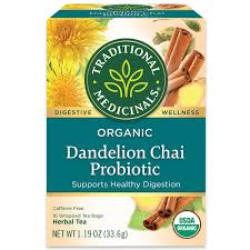 Traditional Medicinals Organic Dandelion Chai Probiotic