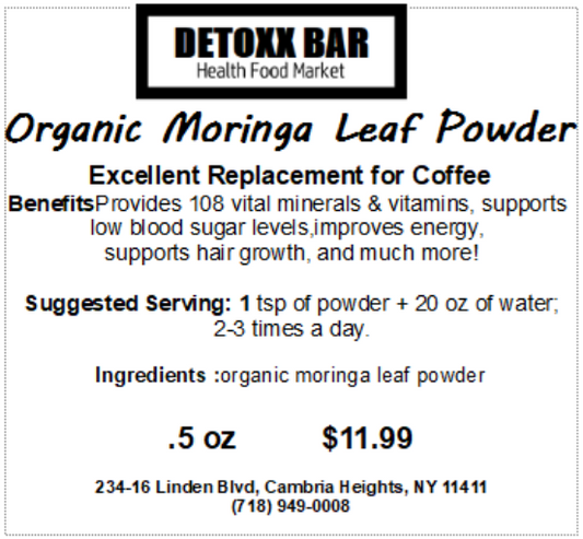 Organic Moringa Leaf Powder