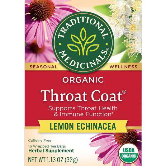 Traditional Medicinals Throat Coat Lemon Echinacea