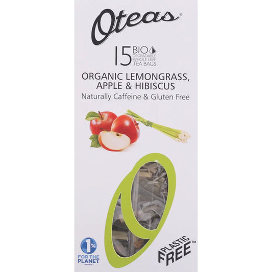 Oteas Organic Lemongrass Apple & Hibiscus