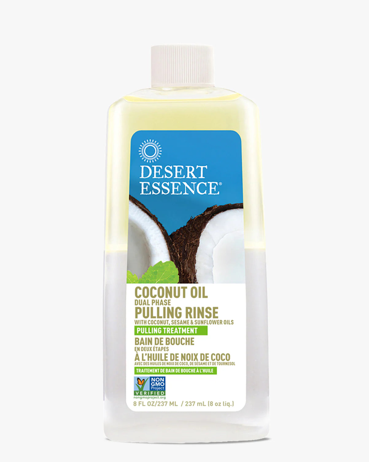 Desert Essence Coconut Oil Dual Phase Pulling Rinse