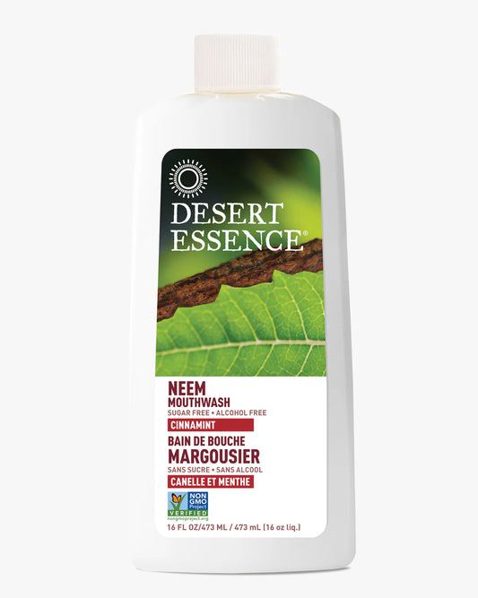 Desert Essence Neem Mouthwash Cinnamint