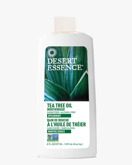 Desert Essence Tea Tree Oil Mouthwash Spearmint