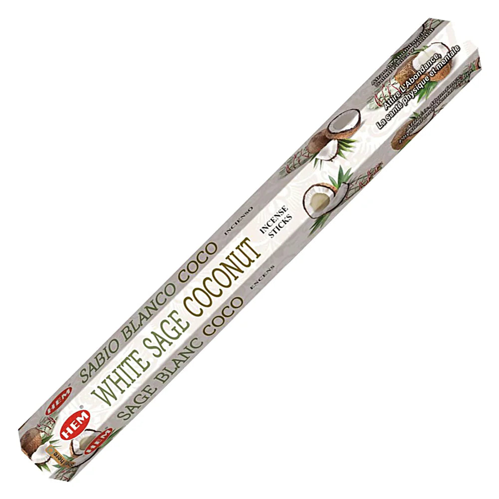 HEM White Sage Coconut Incense