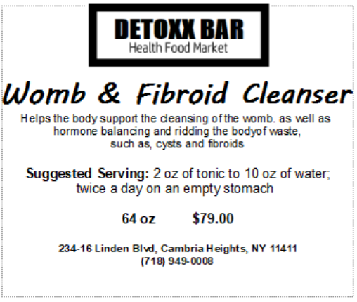 Womb & Fibroid Cleanser Tonic