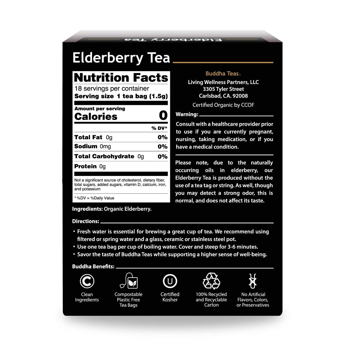 Buddha Teas Elderberry Tea