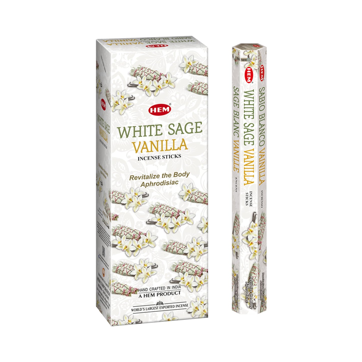 HEM White Sage Vanilla Incense